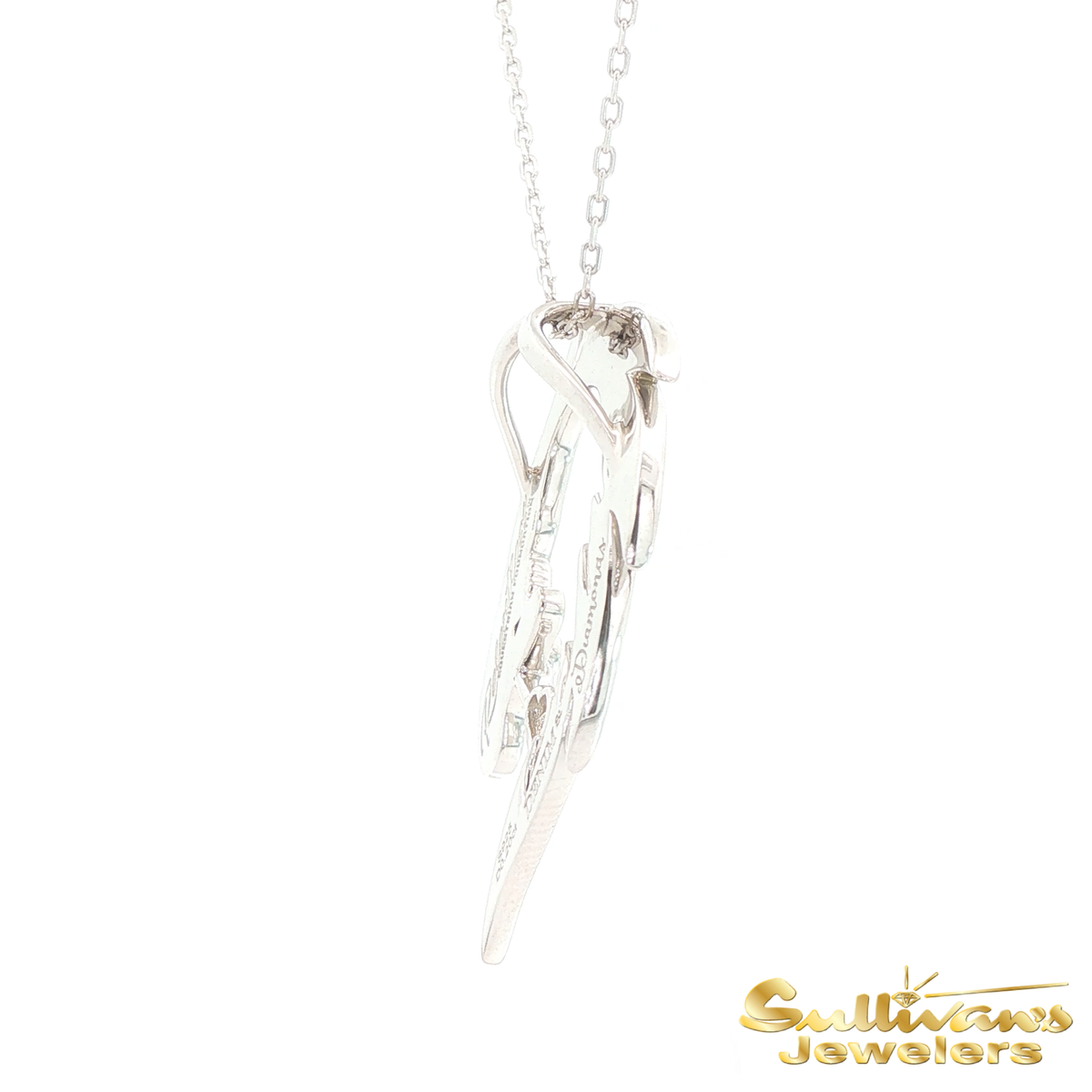 Sterling Silver/ Gold-Plated Relentless Equestrian Foundation Pendant with Diamonds