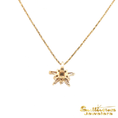 Load image into Gallery viewer, 14K Yellow Gold Diamond Star Necklace
