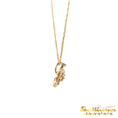 Load image into Gallery viewer, 14K Yellow Gold Diamond Star Necklace
