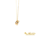 Load image into Gallery viewer, 14K Yellow Gold Beaded Diamond Necklace
