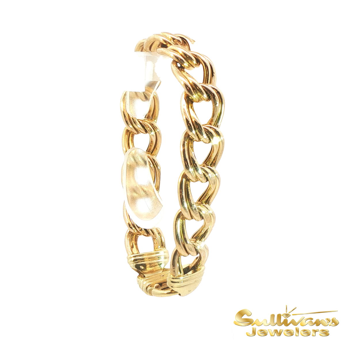 14K Yellow Gold Double Link Bracelet