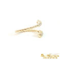 Load image into Gallery viewer, 14K Yellow Gold Diamond Flexible Bypass Ring
