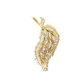Load image into Gallery viewer, 18K Yellow Gold and Diamond Leaf Brooch
