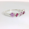 Load image into Gallery viewer, sterling silver gemstone mix shape self love ring children hunger project
