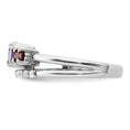 Load image into Gallery viewer, Self Love Domestic Violence Gemstone Sterling Silver Ring
