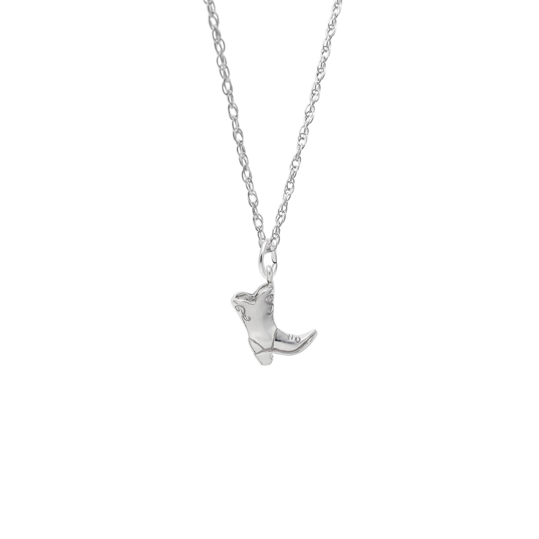 Serene Harbor Boot Necklace 2025 Silver Edition