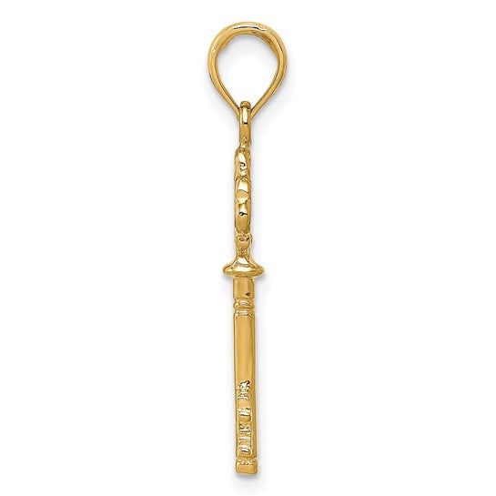Habitat for Humanity Key Pendant-14K Yellow Gold