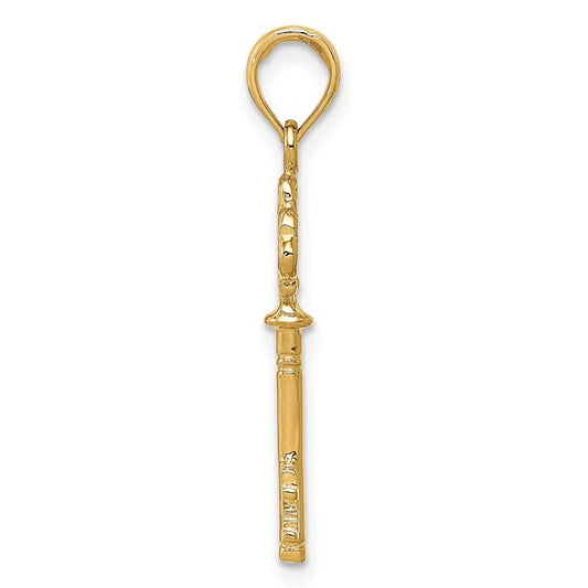 Habitat for Humanity Key Pendant-14K Yellow Gold