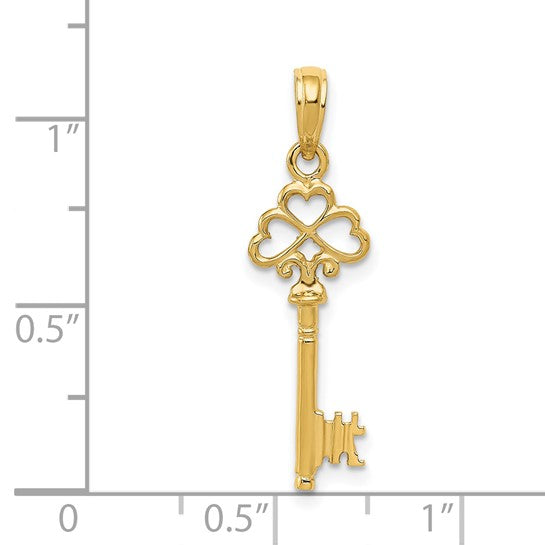 Habitat for Humanity Key Pendant-14K Yellow Gold