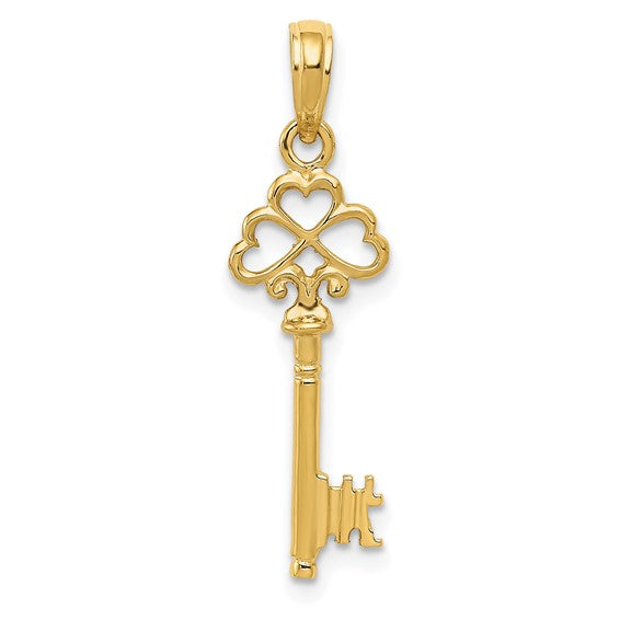 Habitat for Humanity Key Pendant-14K Yellow Gold