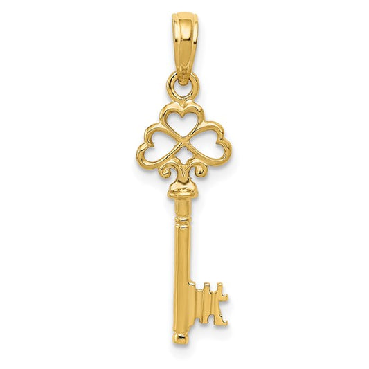 Habitat for Humanity Key Pendant-14K Yellow Gold