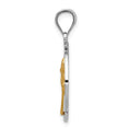 Load image into Gallery viewer, 14kt Two Tone Sunset White and Yellow Gold Pendant
