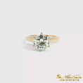 Load and play video in Gallery viewer, 14K Yellow Gold Old European Cut Diamond Ring
