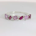 Load and play video in Gallery viewer, sterling silver gemstone mix shape self love ring children hunger project
