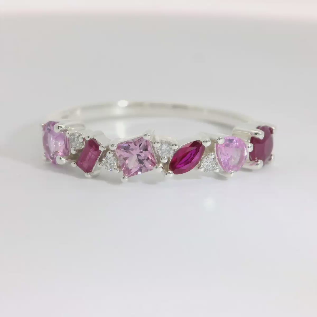 sterling silver gemstone mix shape self love ring children hunger project