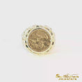 Load and play video in Gallery viewer, 14K Yellow Gold Lady Liberty Signet Ring
