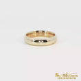 Load and play video in Gallery viewer, 14K Yellow Gold Classic Domed Band
