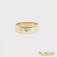 Load and play video in Gallery viewer, 14K Yellow Gold Diamond Sparkle Ring
