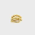 Load and play video in Gallery viewer, 18k Yellow Gold Beaded Ear Cuff
