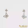 Load and play video in Gallery viewer, Sterling Silver New Life Mission Butterfly Earrings
