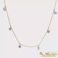 Load and play video in Gallery viewer, 14K Yellow Gold Fringe Diamond Necklace
