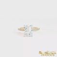 Load and play video in Gallery viewer, 14K Two-Tone Radiant Diamond Engagement Ring
