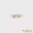 Load and play video in Gallery viewer, 14K Yellow Gold Natural Diamond Ring

