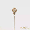 Load and play video in Gallery viewer, Vintage 14K Yellow Gold Diamond & Pearl Pin
