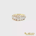 Load and play video in Gallery viewer, 14K Yellow Gold Marquise Diamond Ring
