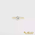 Load and play video in Gallery viewer, 14K Yellow Gold Diamond Engagement Ring
