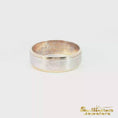 Load and play video in Gallery viewer, Classic Two Tone 14KT Gold Band Ring
