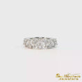 Load and play video in Gallery viewer, 14K White Gold Lab-Grown Diamond Band
