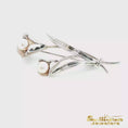 Load and play video in Gallery viewer, Sterling Silver Floral Brooch with Pearl Cabochons
